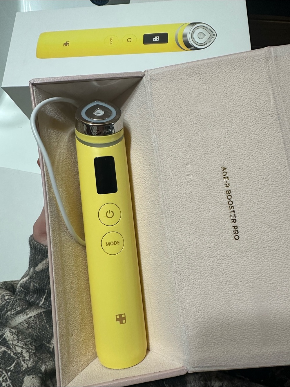Yellow Medicube Age-R Booster Pro Facial Device